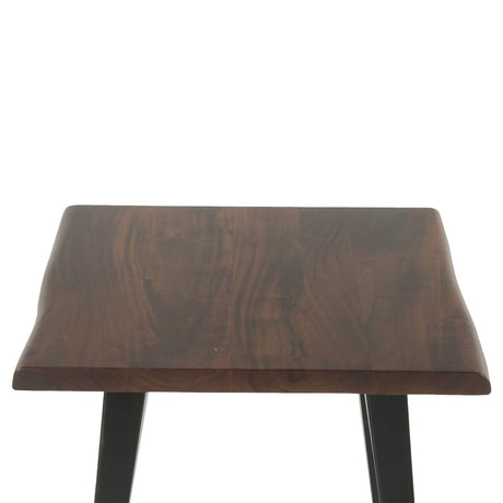 Kennedy 20" Side Table in Walnut from Home Trends & Design - Luna Furniture