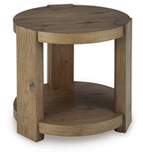 Flangren Light Brown End Table from Ashley - Luna Furniture