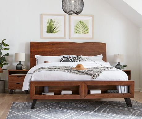 London Loft 23" Nightstand in Walnut from Home Trends & Design - Luna Furniture