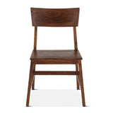 London Loft 19" Dining Chair in Walnut from Home Trends & Design - Luna Furniture