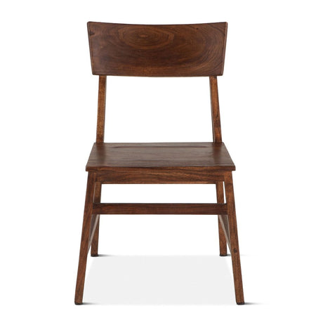 London Loft 19" Dining Chair in Walnut from Home Trends & Design - Luna Furniture