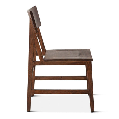 London Loft 19" Dining Chair in Walnut from Home Trends & Design - Luna Furniture