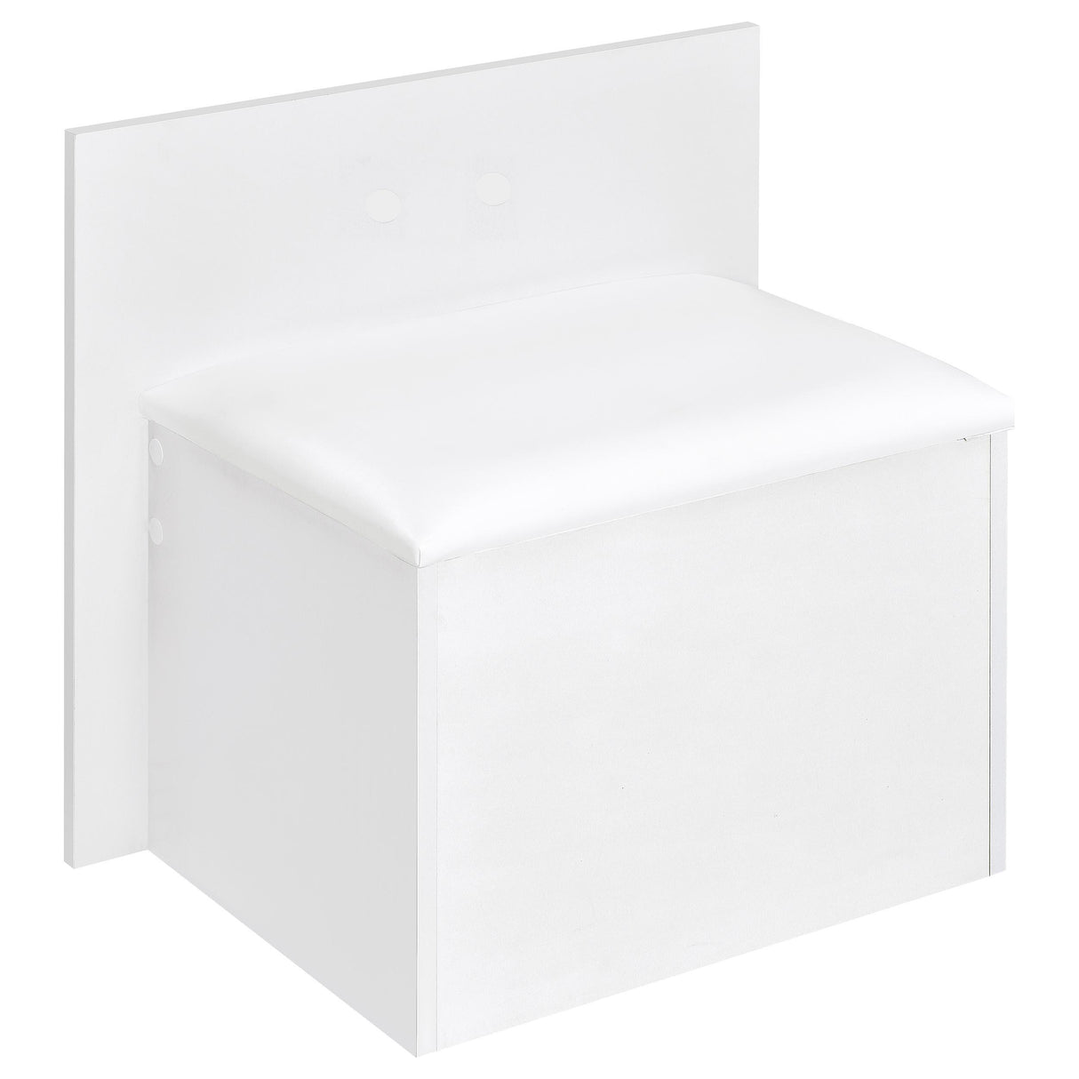Flora 2-drawer Vanity Set with LED Mirror White High Gloss from Coaster - Luna Furniture