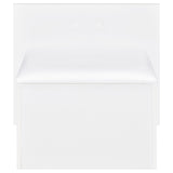 Flora 2-drawer Vanity Set with LED Mirror White High Gloss from Coaster - Luna Furniture