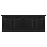Florence Antique Black 4-Door Dining Sideboard Buffet Cabinet from Coaster - Luna Furniture