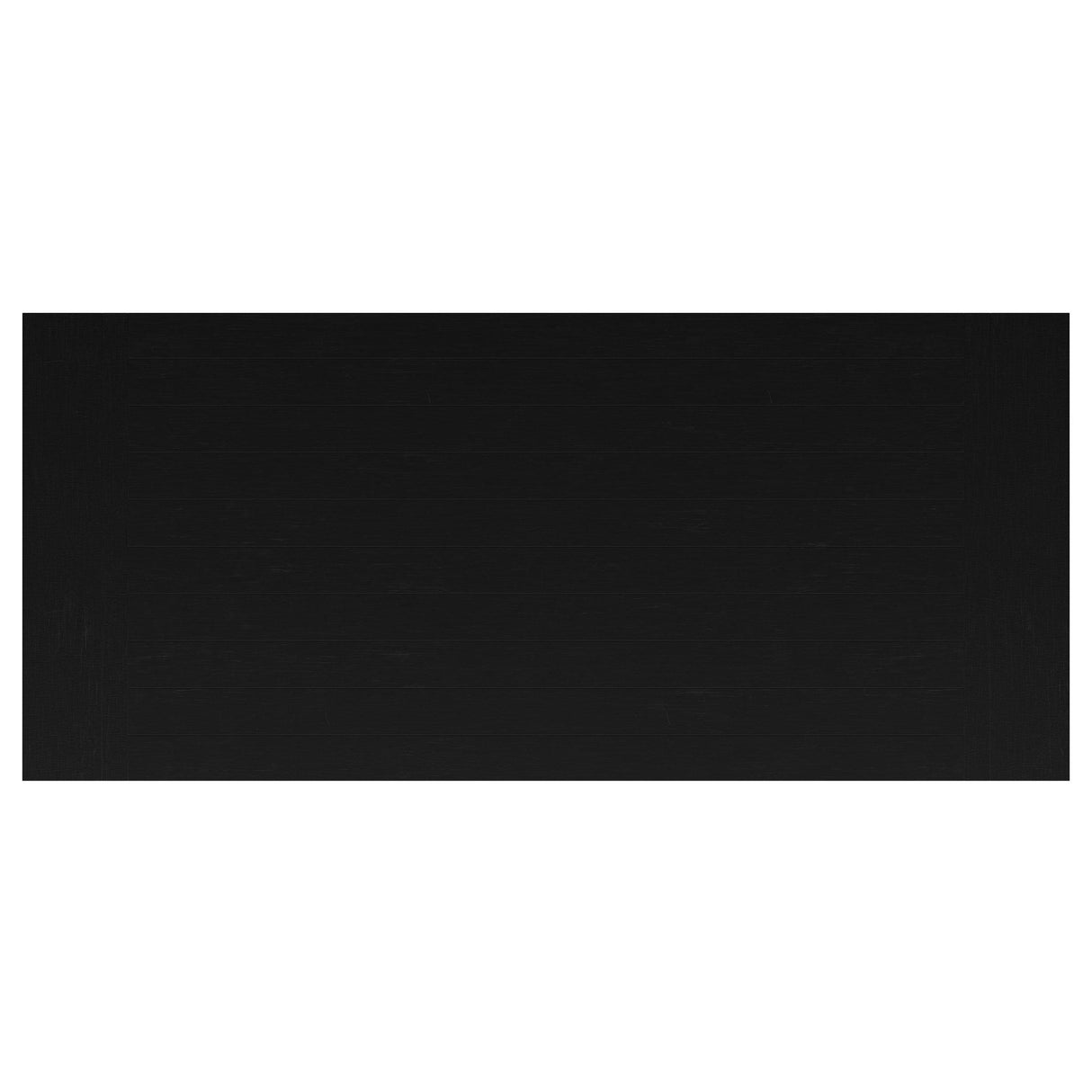 Florence Antique Black Rectangular Planked Wood Top Pedestal Dining Table from Coaster - Luna Furniture