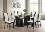 Florida Gray Glass Top 7-Piece Dining Set from Happy Homes - Luna Furniture