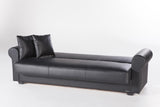 Floris Santa Glory Black 3-Seat Sleeper from Bellona - Luna Furniture