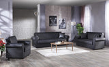 Floris Santa Glory Black Loveseat from Bellona - Luna Furniture