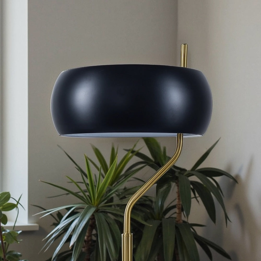 Flux Table Lamp - Black Outer - White Inner from Ashcroft Furniture - Luna Furniture