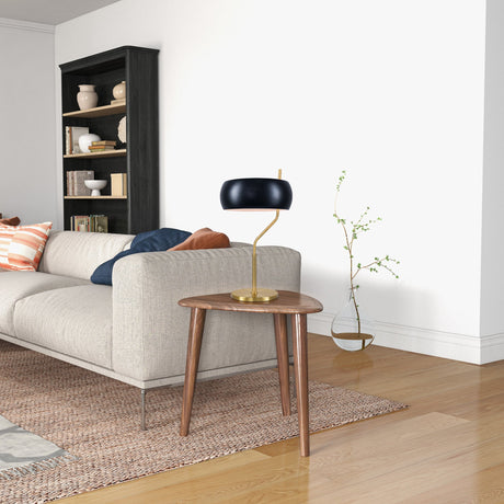 Flux Table Lamp - Black Outer - White Inner from Ashcroft Furniture - Luna Furniture