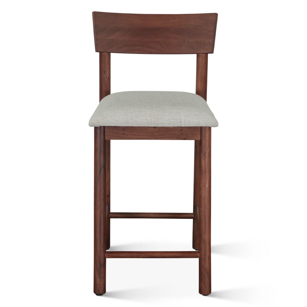 Lenox 18" Upholstered Counter Chair in Walnut from Home Trends & Design - Luna Furniture