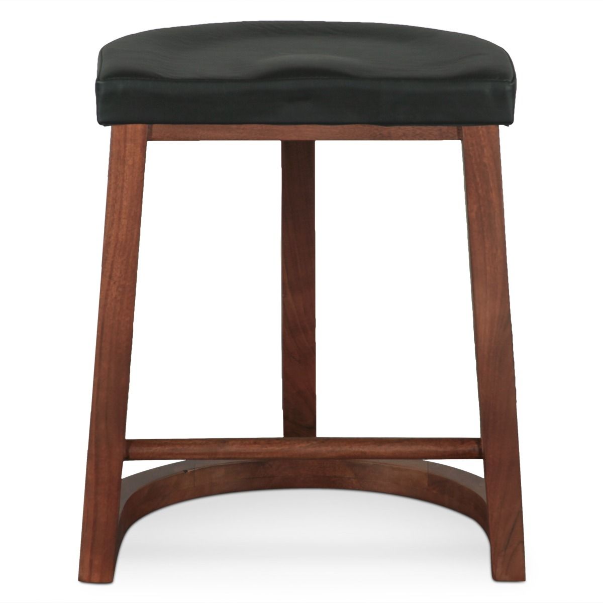 Lenox 17" Counter Stool in Walnut from Home Trends & Design - Luna Furniture