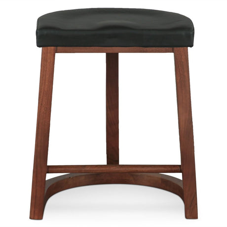 Lenox 17" Counter Stool in Walnut from Home Trends & Design - Luna Furniture