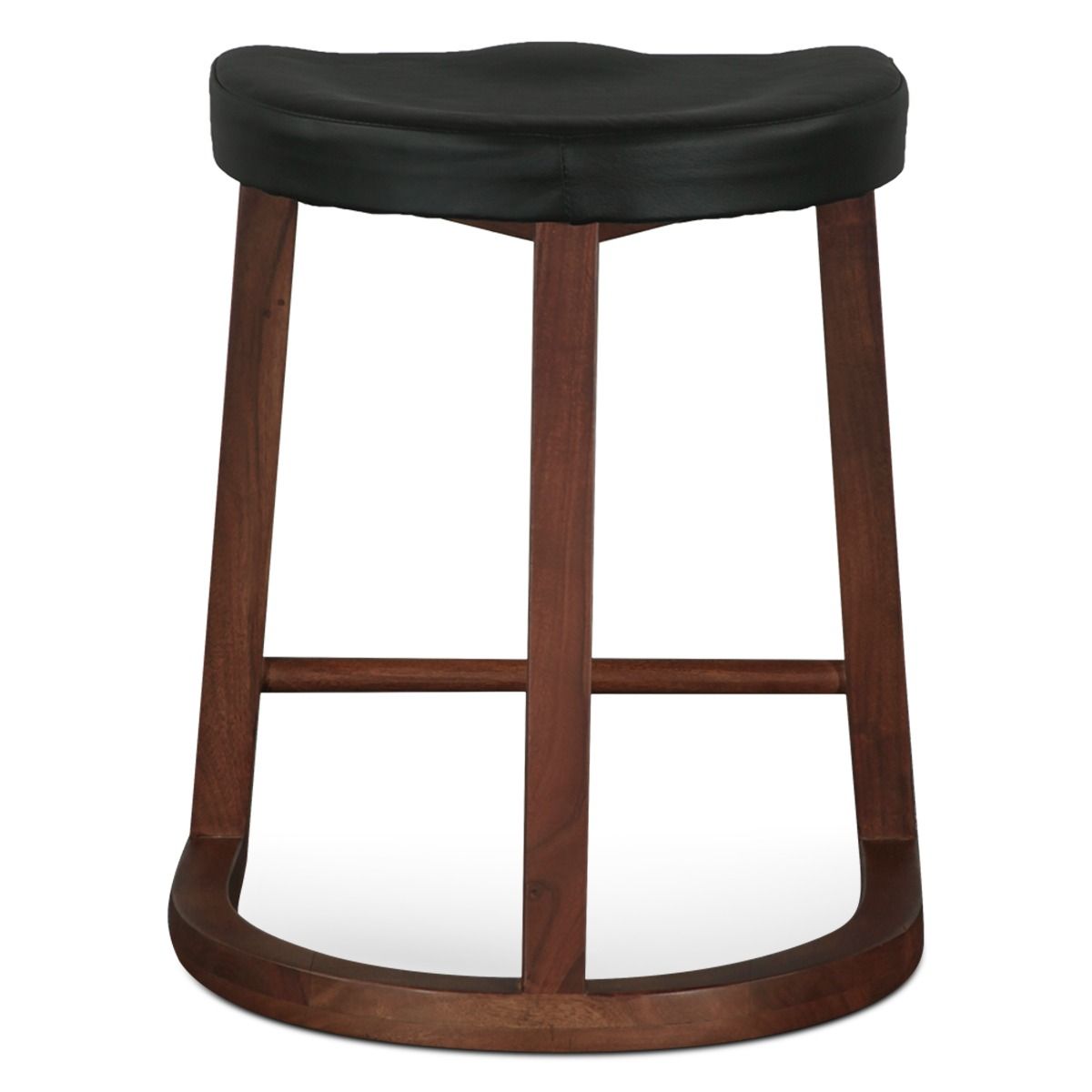 Lenox 17" Counter Stool in Walnut from Home Trends & Design - Luna Furniture