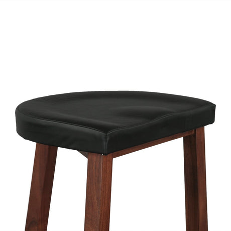 Lenox 17" Counter Stool in Walnut from Home Trends & Design - Luna Furniture