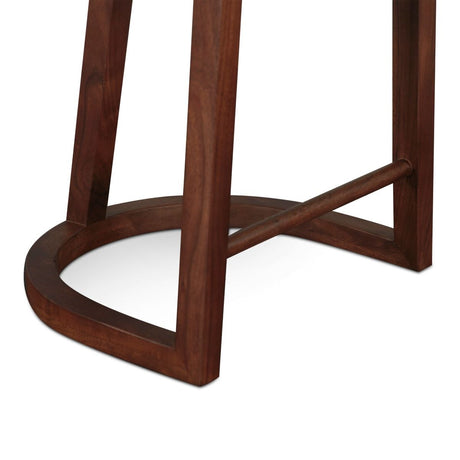Lenox 17" Counter Stool in Walnut from Home Trends & Design - Luna Furniture