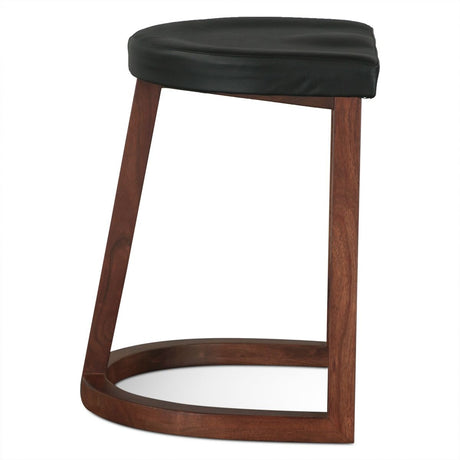 Lenox 17" Counter Stool in Walnut from Home Trends & Design - Luna Furniture