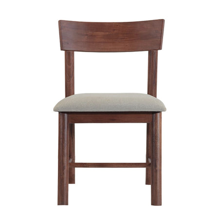 Lenox 18" Upholstered Dining Chair in Walnut from Home Trends & Design - Luna Furniture