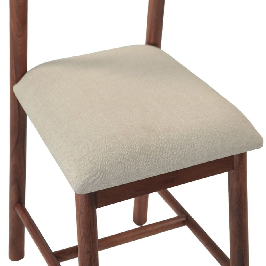 Lenox 18" Upholstered Dining Chair in Walnut from Home Trends & Design - Luna Furniture