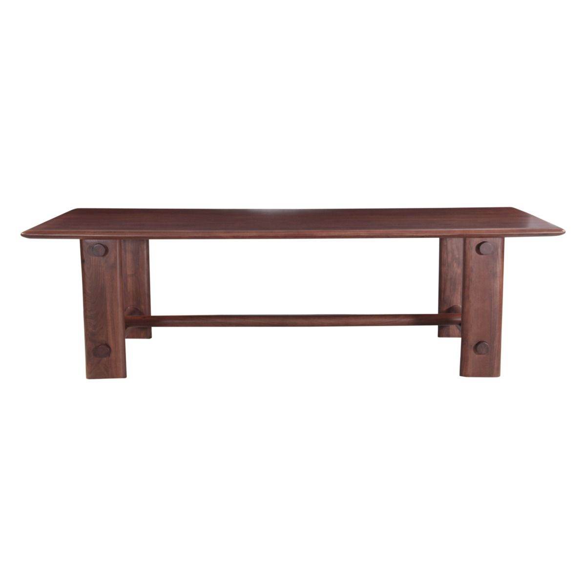 Lenox Loch 102" Dining Table in Walnut from Home Trends & Design - Luna Furniture
