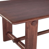 Lenox Loch 102" Dining Table in Walnut from Home Trends & Design - Luna Furniture