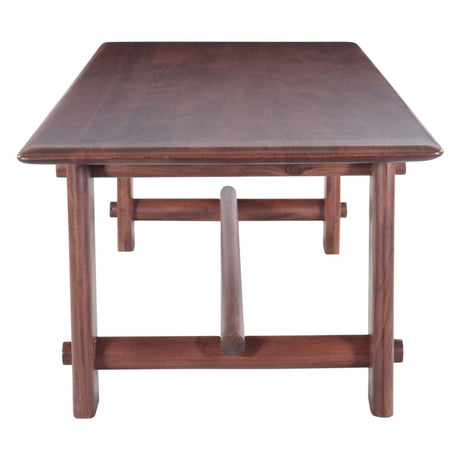 Lenox Loch 102" Dining Table in Walnut from Home Trends & Design - Luna Furniture