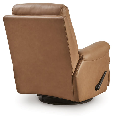 Flynwood Butternut Swivel Glider Recliner from Ashley - Luna Furniture