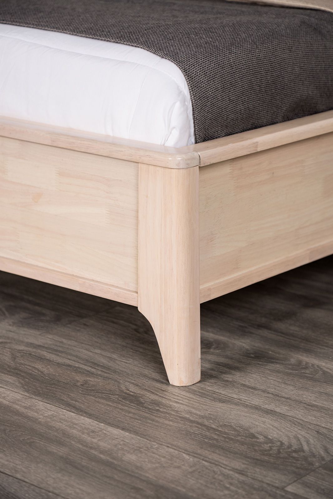 Gervais White Wash Twin Platform Bed from Furniture of America - Luna Furniture