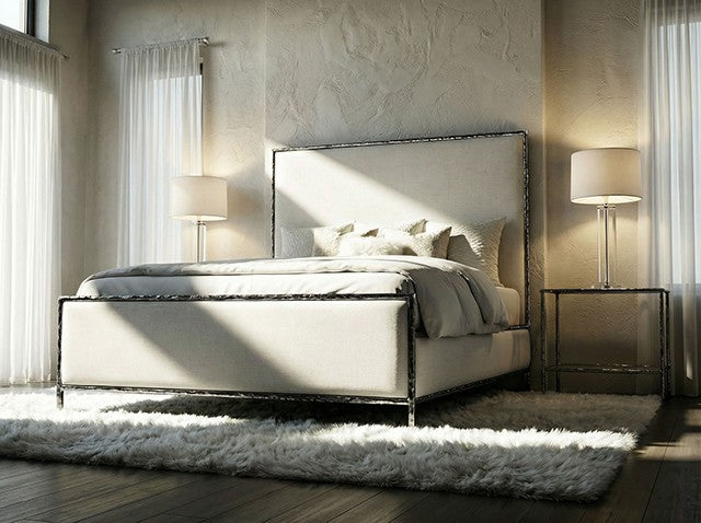 Mysen Chrome Queen Bed