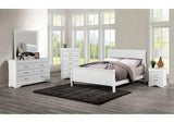 Louis Philippe White Transitional Bedroom Set from Furniture of America - Luna Furniture