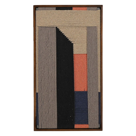 Manila Woven Framed Art, Orange from Home Trends & Design - Luna Furniture