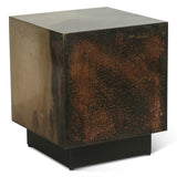 Moab 20" Side Table in Oxidized Copper from Home Trends & Design - Luna Furniture