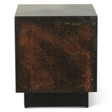 Moab 20" Side Table in Oxidized Copper from Home Trends & Design - Luna Furniture