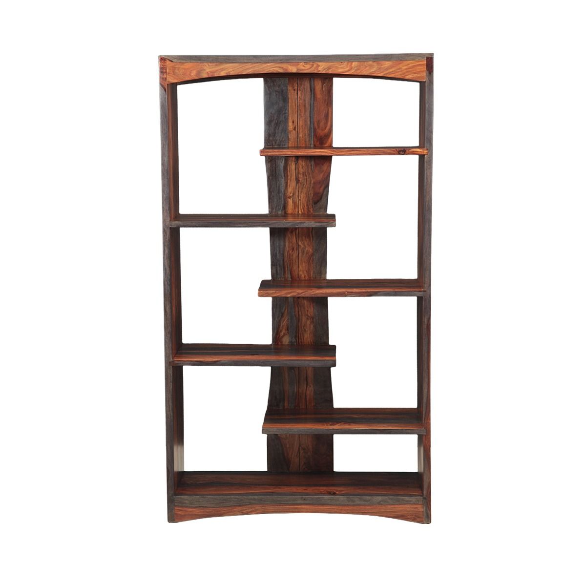 Meridian 34" Open Bookshelf in Capri Sheesham from Home Trends & Design - Luna Furniture