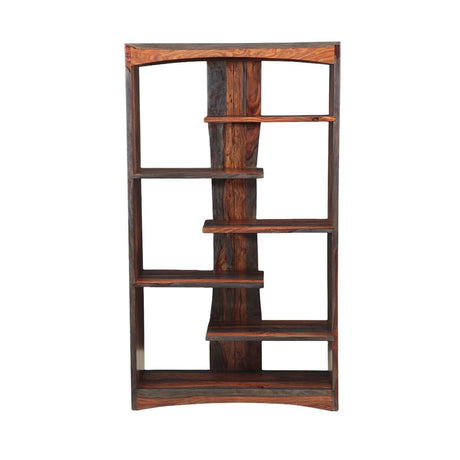 Meridian 34" Open Bookshelf in Capri Sheesham from Home Trends & Design - Luna Furniture