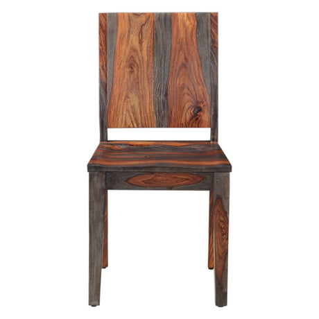 Meridian 17" Wood Dining Chair in Capri Sheesham, Set of 2 from Home Trends & Design - Luna Furniture