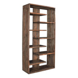 Miles 34" Bookshelf in Brownstone from Home Trends & Design - Luna Furniture