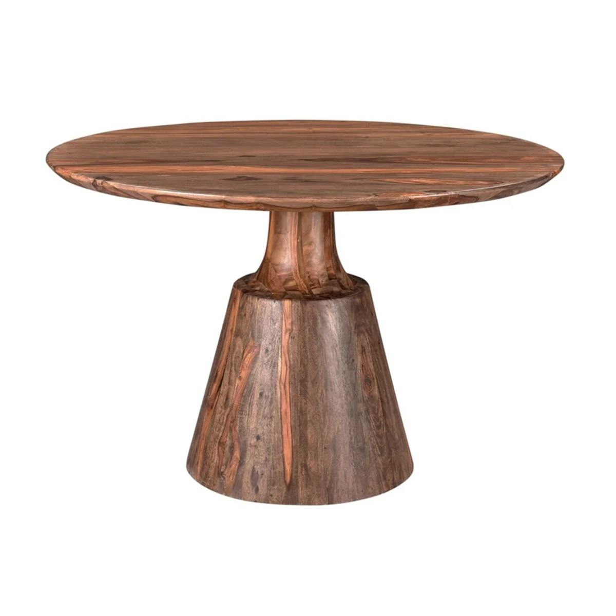Miles 46" Round Dining in Brownstone from Home Trends & Design - Luna Furniture
