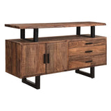 Miles 63" Live Edge Top Sideboard in Brownstone from Home Trends & Design - Luna Furniture