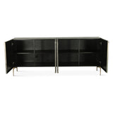 Mojave 83" Four Door Buffet in Desert Patina with Brass Base from Home Trends & Design - Luna Furniture