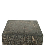 Mojave 35" Coffee Table in Desert Patina with Brass Base from Home Trends & Design - Luna Furniture