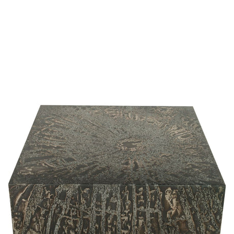 Mojave 35" Coffee Table in Desert Patina with Brass Base from Home Trends & Design - Luna Furniture