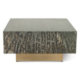 Mojave 35" Coffee Table in Desert Patina with Brass Base from Home Trends & Design - Luna Furniture