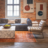 New York Tony Accent Chair in Antique Ivory from Home Trends & Design - Luna Furniture