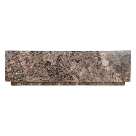 Nile 50" Coffee Table in Dark Emperador Marble from Home Trends & Design - Luna Furniture
