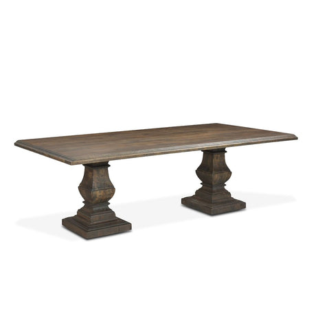 Nimes 98" Dining Table in Weathered Mango from Home Trends & Design - Luna Furniture