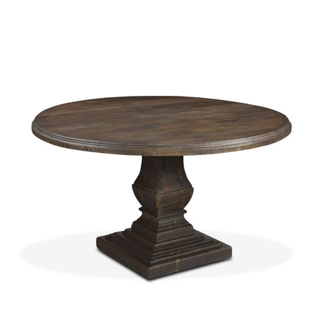 Nimes 48" Round Dining Table in Weathered Mango from Home Trends & Design - Luna Furniture