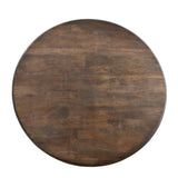 Nimes 60" Round Dining Table in Weathered Mango from Home Trends & Design - Luna Furniture