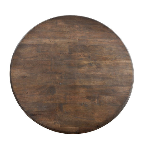 Nimes 60" Round Dining Table in Weathered Mango from Home Trends & Design - Luna Furniture